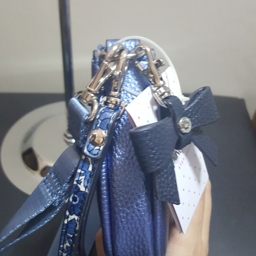 Kipling Happy Scuba Diver Blue Metallic Crossbody — image 3 of 6
